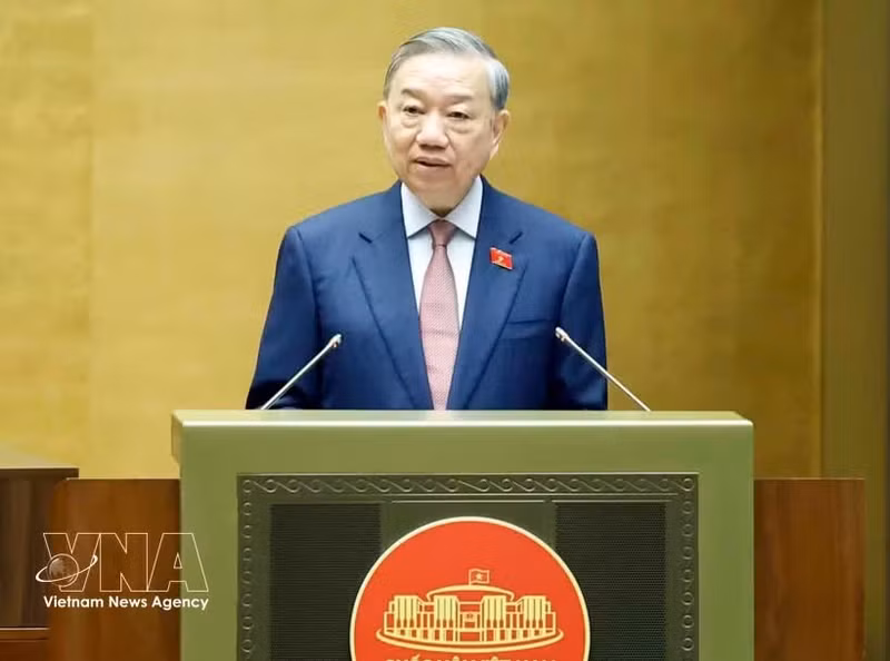 Party General Secretary and State President To Lam (Photo: VNA) 