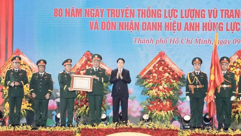 The 80th traditional day of the armed forces of Military Region 7 (December 10, 1945 – 2025) in Ho Chi Minh City on December 9. (Photo: VNA)