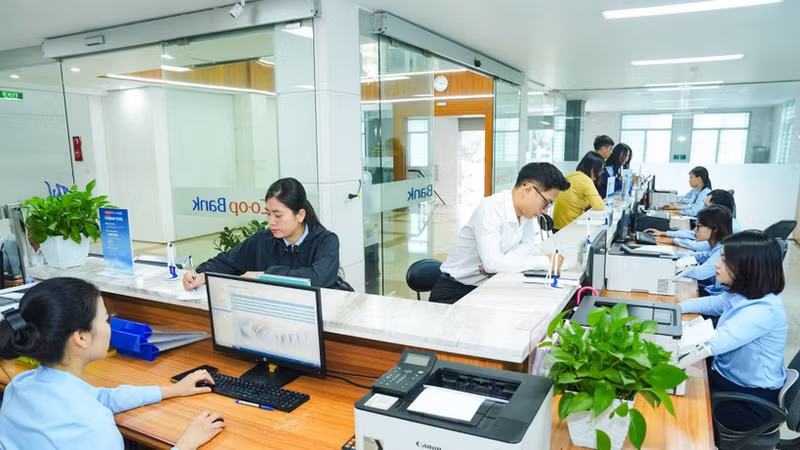 A transaction office of Co-opBank in Ninh Binh Province.