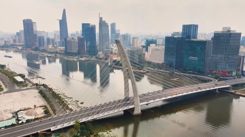 A view of Ho Chi Minh City, where the Viet Nam International Financial Centre is being developed. (Photo: Tung Anh)