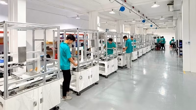 The production line of Ito Group in Ho Chi Minh City specialises in manufacturing automation machinery and measurement sensors for the high-tech sector, attracting highly skilled workers.