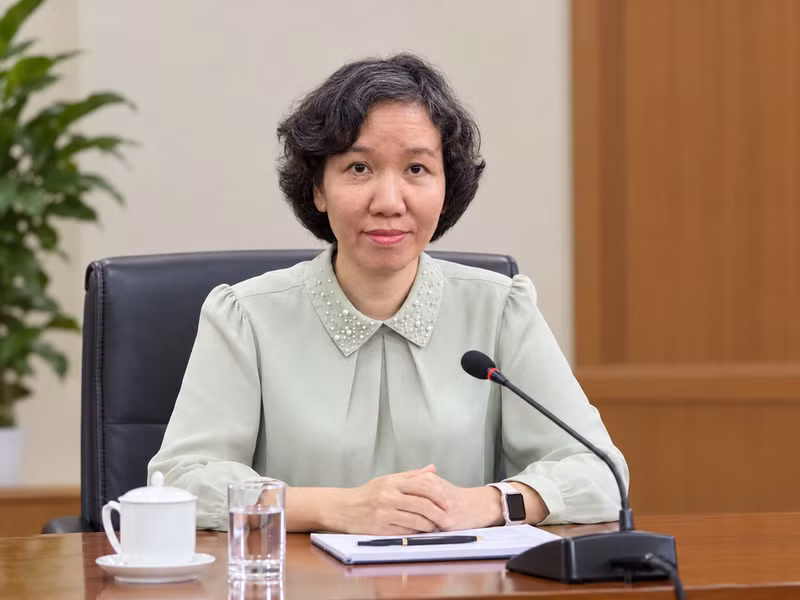 Nguyen Thi Mai Hanh, Head of the National Accounts Department at the National Statistics Office