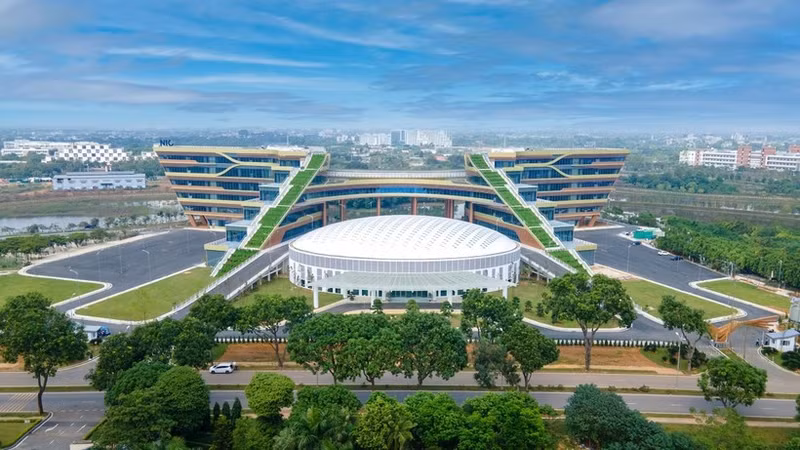 The Hoa Lac High-tech Park plays an important role in the capital city's development.