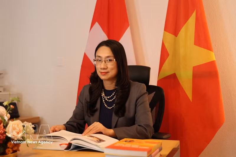 Vietnamese Ambassador to Switzerland and Liechtenstein Chau Mai Anh. (Photo: VNA) 