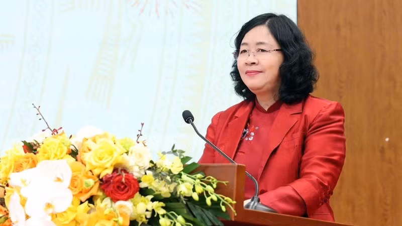President of the Viet Nam Fatherland Front Central Committee Bui Thi Minh Hoai.