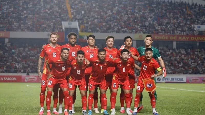 Viet Nam recently defeated Myanmar 4-0 in a friendly at Thai Nguyen Stadium. (Photo: VFF)