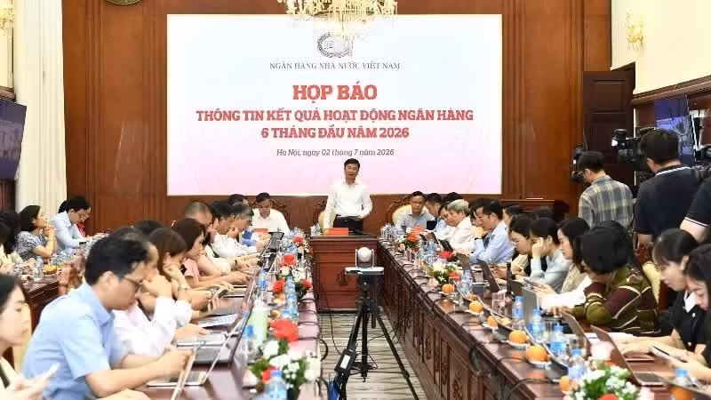 The press conference on monetary policy management and banking operations during the first six months of 2026.