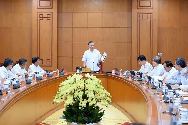 An overview of the meeting. (Photo: Dang Khoa)