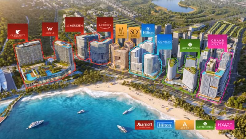 Sun Group and Marriott plan to jointly explore opportunities to develop luxury hotels, resorts, and branded residences.