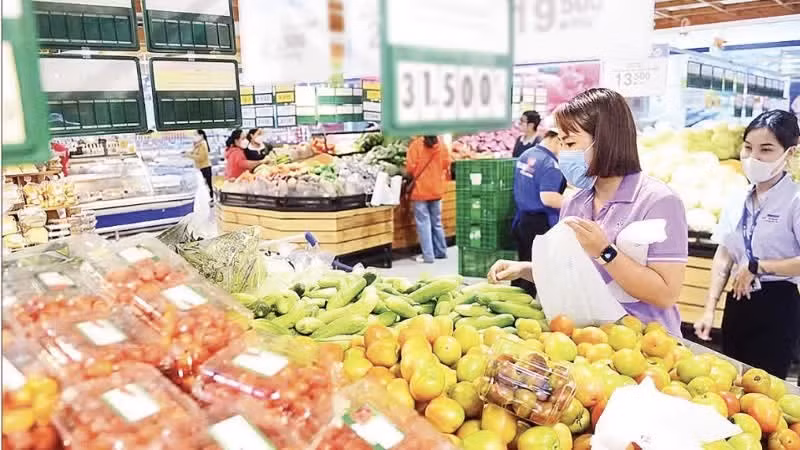 A supermarket in Ho Chi Minh City.