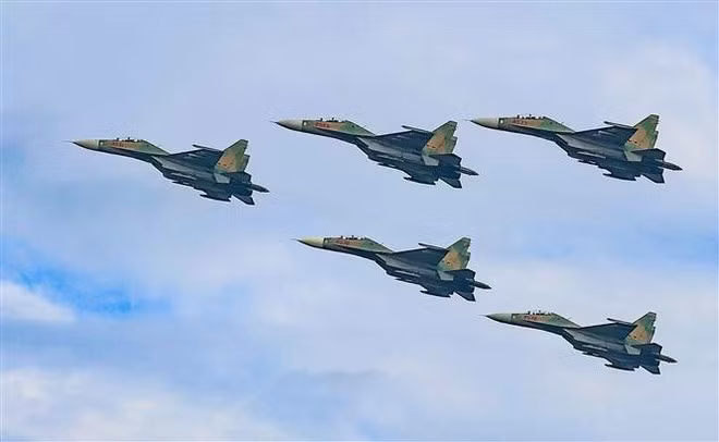 Su-30MK2 fighters — the pride and mainstay of the Viet Nam People’s Air Defence - Air Force (Photo: VNA)