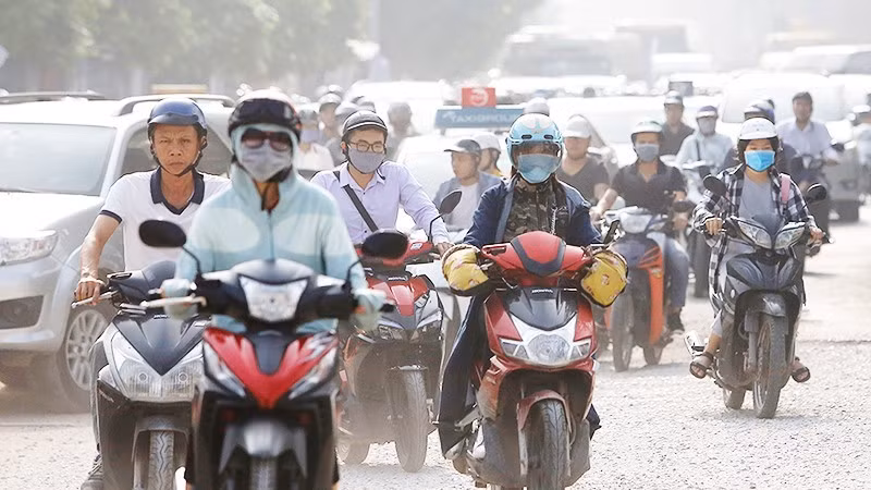 Air quality in Ha Noi has recorded severe pollution episodes. Photo: LE MINH