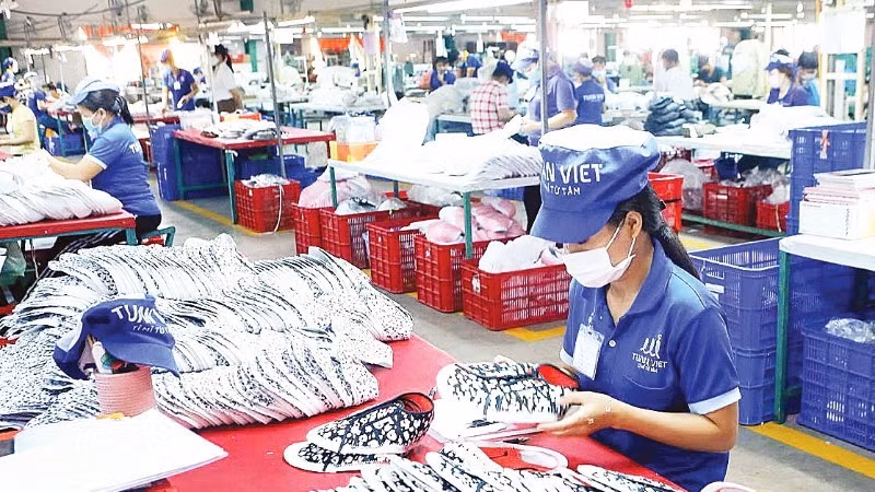 Workers at a private enterprise in Dong Nai Province.