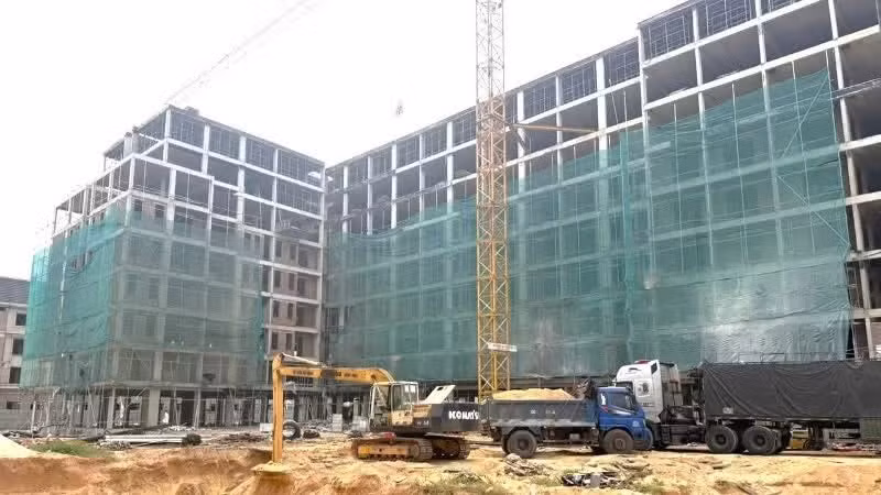 A social housing project in Quang Tri Province.