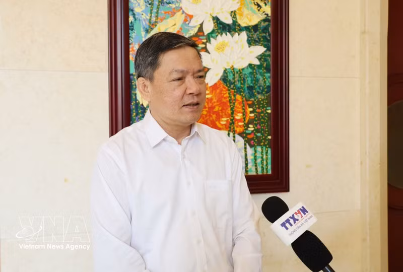 Commercial Counsellor at the Vietnamese Embassy in China Nong Duc Lai. (Photo: VNA)