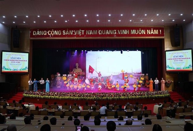 An art performance at the ceremony (Photo: VNA) An art performance at the ceremony (Photo: VNA)