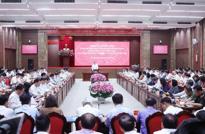 A view of the working session (Photo: VNA) A view of the working session (Photo: VNA)