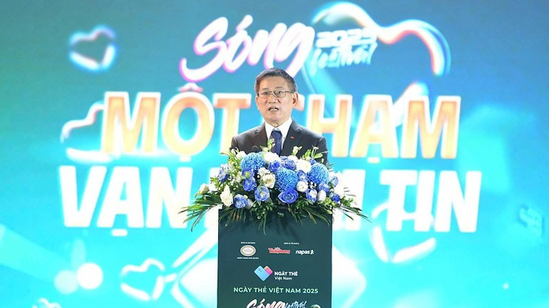 Deputy Prime Minister Ho Duc Phoc speaks at the event (Photo: NDO) img-4678.jpg