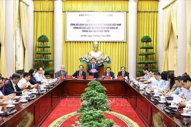 At the press conference. (Photo: VNA) At the press conference. (Photo: VNA)