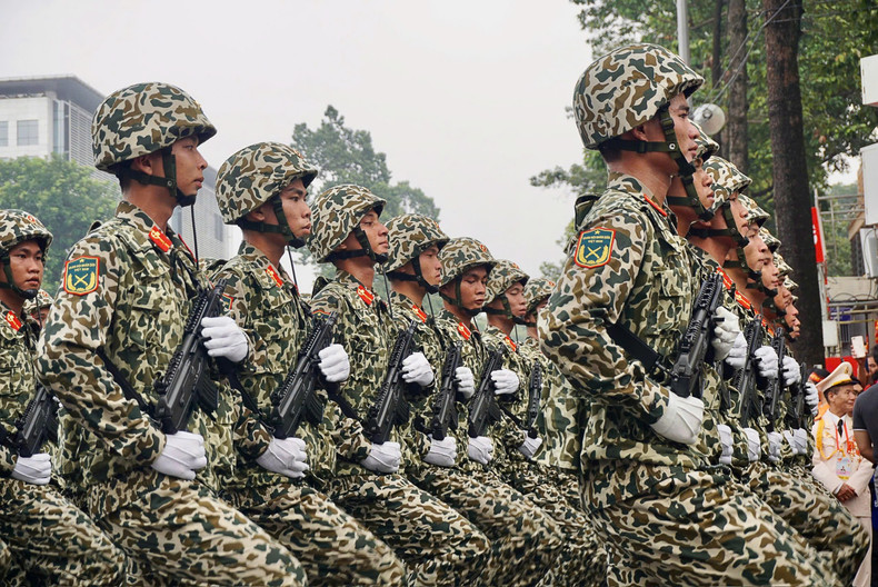 The contingent of infantry 26-khoi-chien-si-bo-binh.jpg