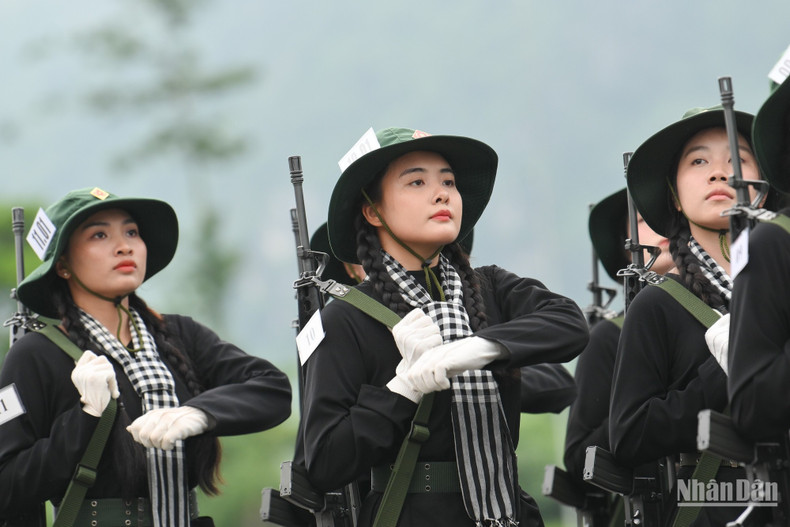 The formation of southern guerrilla women, with participants from the south having assembled in the north since early June.