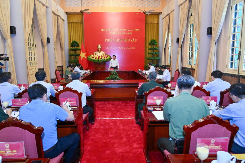 An overview of the 6th meeting of the National Defence and Security Council. 10.jpg