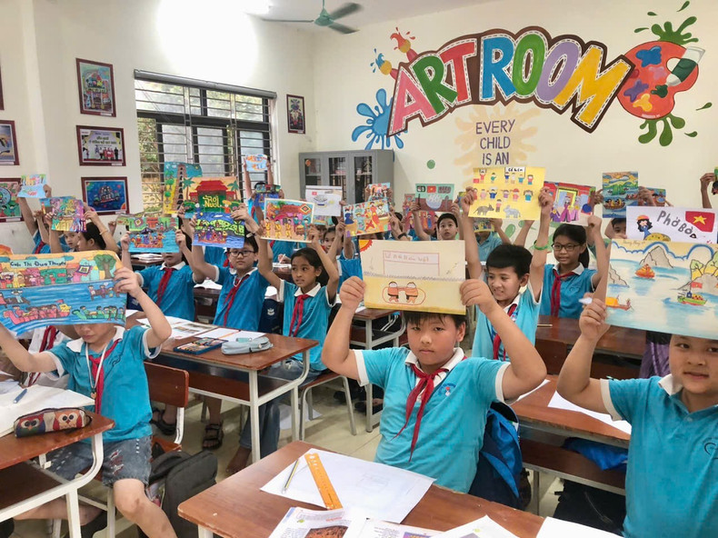 The competition received enthusiastic participation from children across many provinces in Viet Nam. truong-tieu-hoc-tran-phu.jpg