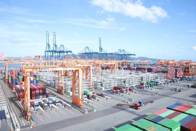 Dongwon Global Terminal Busan in Busan city. (Photo: VNA) Dongwon Global Terminal Busan in Busan city. (Photo: VNA)