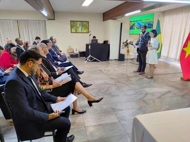 Delegates at the workshop (Photo: Vietnamese Embassy in Brazil)