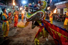 Cao Ha Village has been full of vibrant Mid-Autumn Festival atmosphere in recent days.