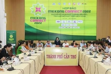At the press conference (Photo: VNA)