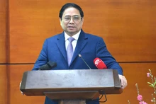 PM Pham Minh Chinh speaks at the conference. (Photo: NDO)