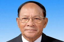 President of the Cambodian National Assembly Samdech Heng Samrin. (Source: VNA)