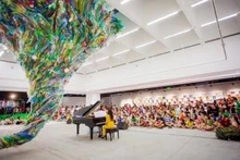 A performance at the Vincom Centre for Contemporary Art. (Photo: VCCA)