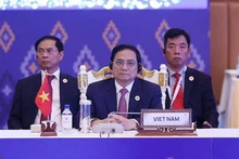 PM Pham Minh Chinh at the 41st ASEAN Summit (Retreat) in Phnom Penh, Cambodia, on November 11 (Photo: VNA)