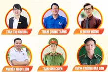 The list of 12 outstanding young citizens in Ho Chi Minh City in 2022. (Photo: baovanhoa.vn)