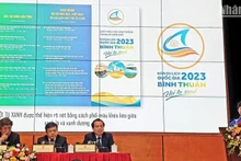 At the press conference for the 2023 National Tourism Year. (Photo: NDO)