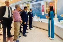 At the exhibition (Photo: NDO)