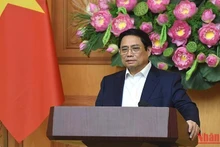 PM Pham Minh Chinh speaks at the event. (Photo: NDO)