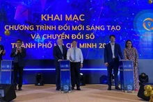 At the opening ceremony for the event (Photo: NDO)