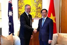 Vietnamese Foreign Minister Bui Thanh Son (right) and Australian Prime Minister Anthony Albanese (Photo: VNA)