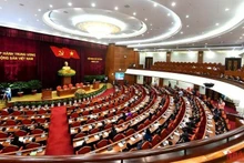 The 13th Party Central Committee concluded its sixth plenum on October 9 morning. (Photo: NDO)