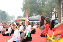 The practice of Mo Muong rituals in Hoa Binh Province. (Photo: Khanh Linh)