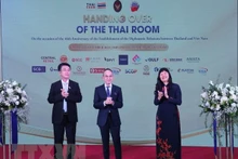 At the handing over of the Thai Room. (Photo: VNA)