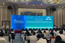 A keynote session of Vietnam Digital Finance Conference 2022 (Photo: VNA)