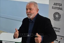 Lula da Silva at a polling station in Sao Paulo, Brazil, October 2, 2022. (Photo: AFP/VNA)