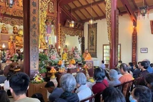 Buddhist Vu Lan Festival was held at Truc Lam Zen Monastery. (Photo: NDO)