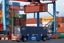The Port of Hamburg in Germany (Photo: AFP/VNA)