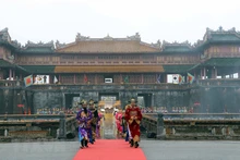 At Ban Soc ceremony (Photo: VNA) 