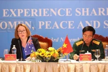 The conference was jointly held by the Vietnam Department of Peacekeeping Operations under the Ministry of National Defence and the Defence Attaché Office of the Australian Embassy. (Photo: VNA)